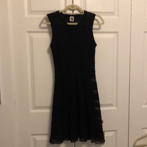 M Missoni black knit sleeveless dress